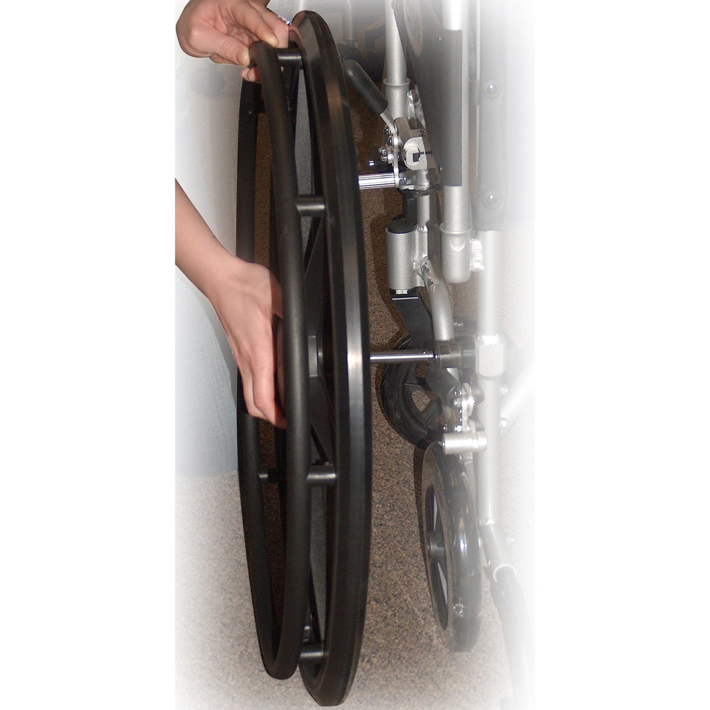 Poly Fly Lightweight Transport Wheelchair Transport Chair Combo