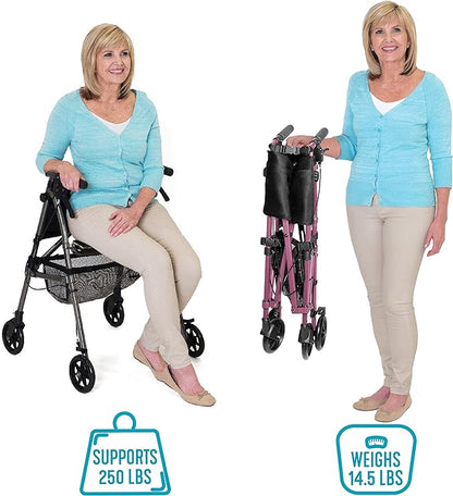 EZ Fold N Go Rollator Short