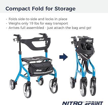 Nitro Sprint Rollator - Hemi