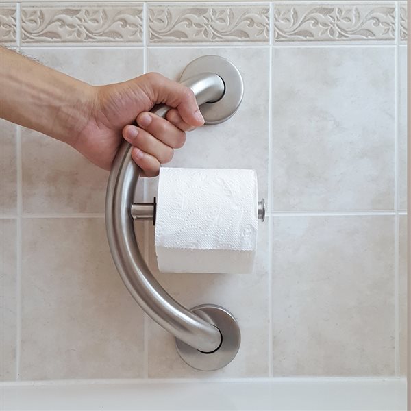 Healthcraft - PLUS Toilet Paper Holder + Grab Bar