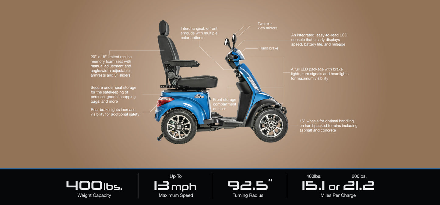 Pride Baja Raptor 2 4-Wheel