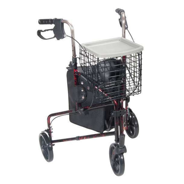 Deluxe 3-wheel Aluminum Rollater