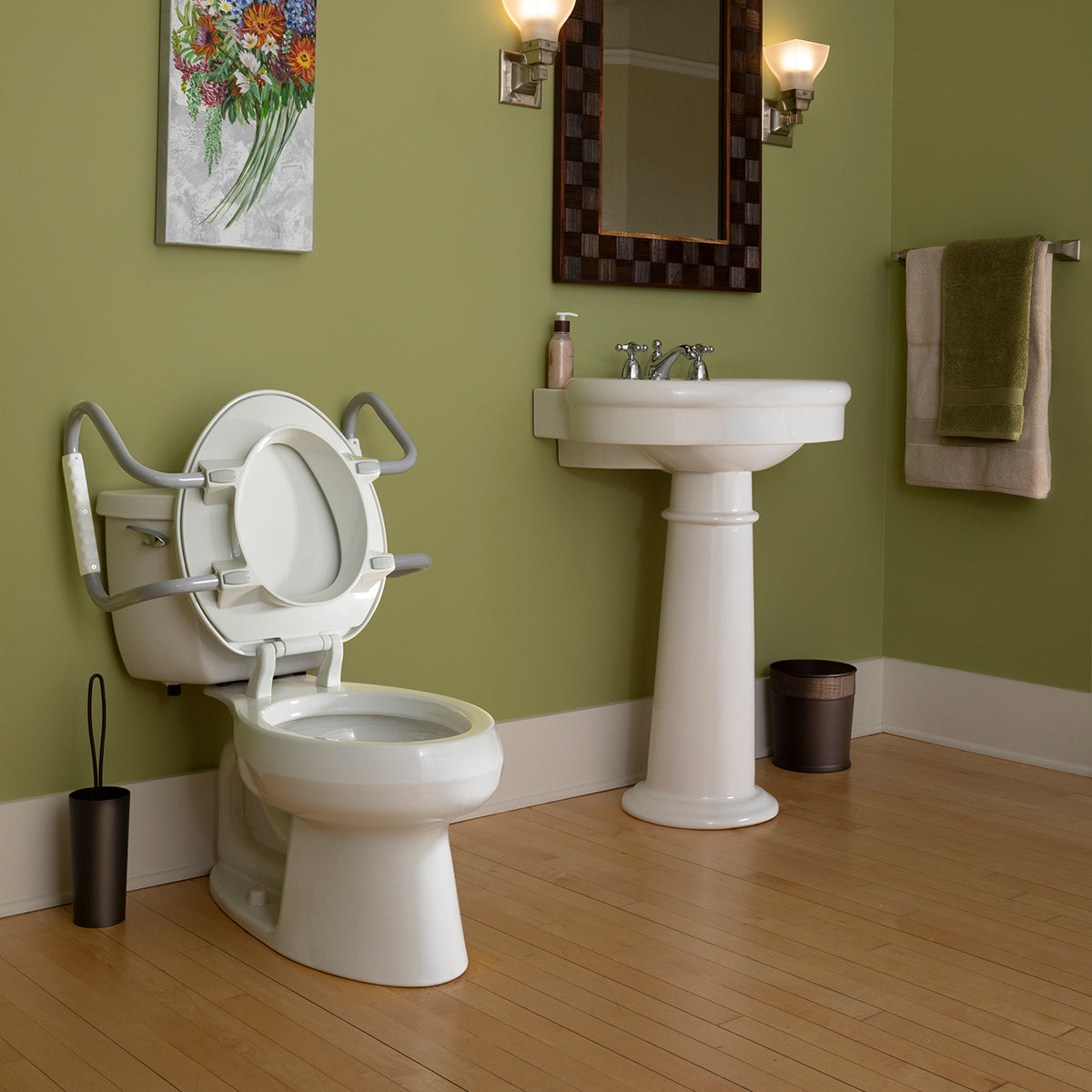 Bemis "Clean Shield" Elongated Raised Toilets Seat