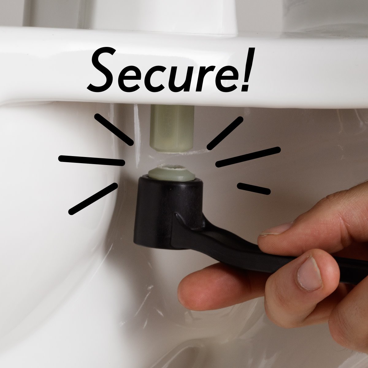 Bemis "Clean Shield" Round Raised Toilets Seat