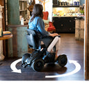 29.9" turning radius allows you to make tight turns in narrow hallways and elevators