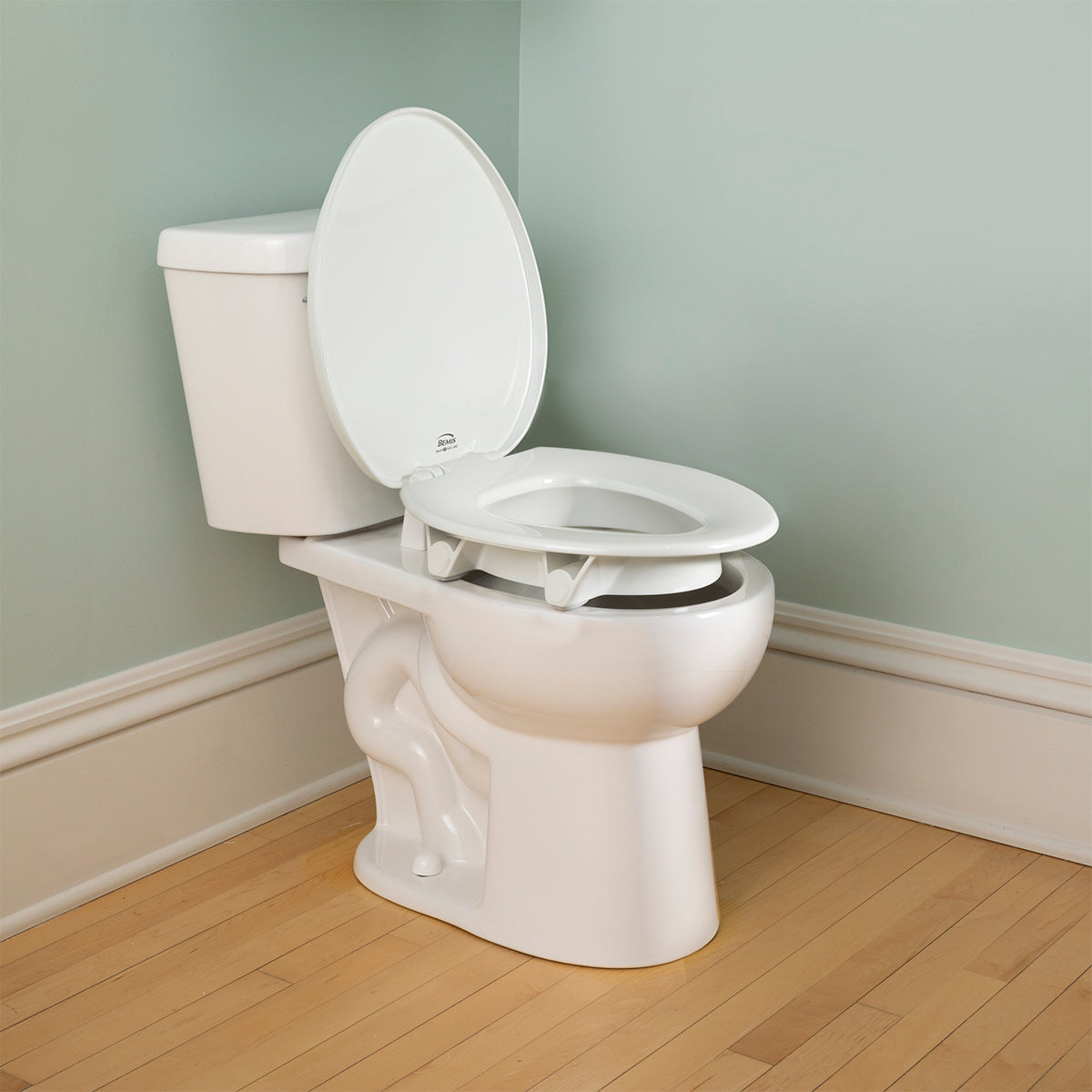 Bemis "Clean Shield" Round Raised Toilets Seat