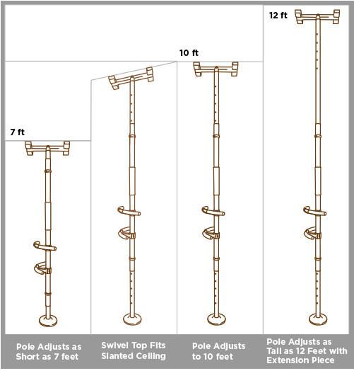 Signature Life Sure Stand Pole + Handles