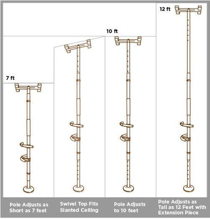 Signature Life Sure Stand Pole + Handles