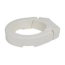 Hinged Raised Toilet Seat Riser