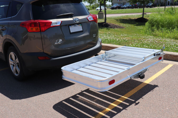 Enthuse - Scooter Hitch Carrier with Loading Ramp.