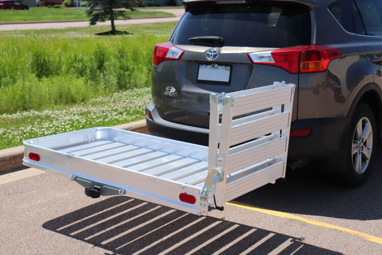Enthuse - Scooter Hitch Carrier with Loading Ramp.