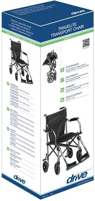 Travelite Transport Wheelchair in a Bag